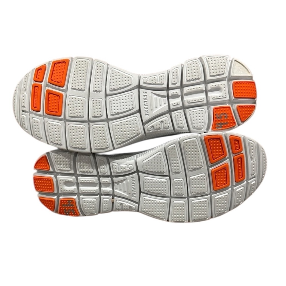 Men’s Skechers Navy & Orange Mesh S Logo Lightweight Running Sneakers, Size 12. - Picture 9 of 13